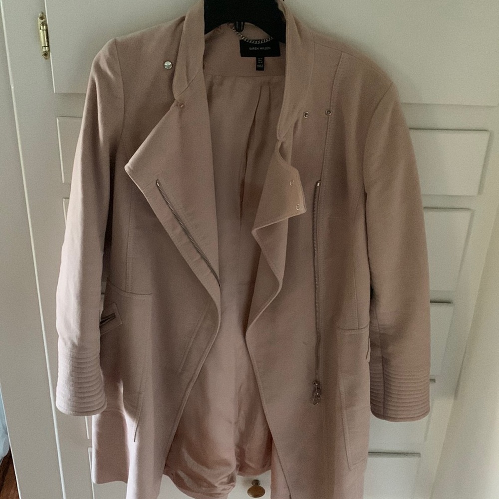 Karen Millen blush pink coat